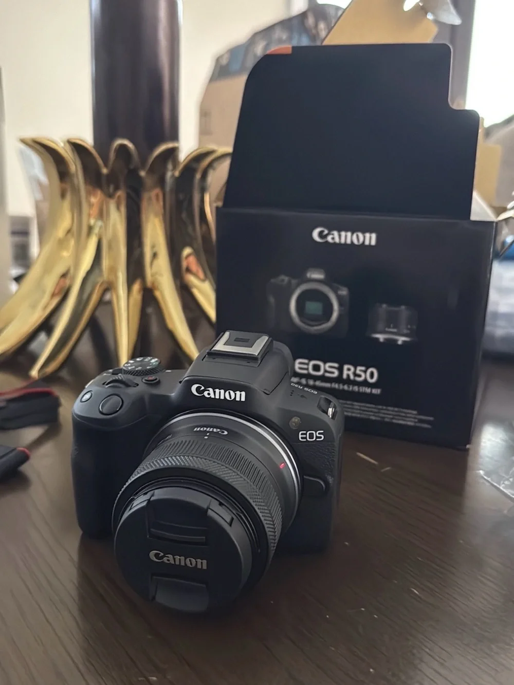 Canon EOS R50 Mirrorless Camera Black with Kit Lens